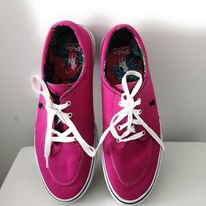 Polo by Ralph Lauren Faxon X Low Top Canvas Sneakers. Size 10.5